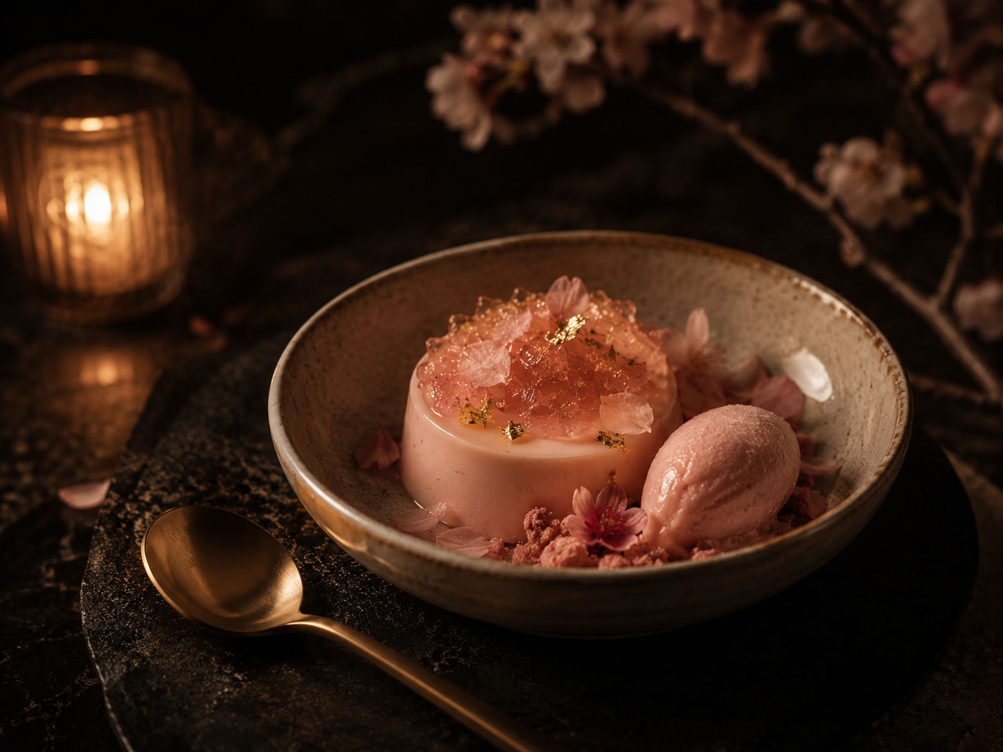 Sakura Ember Dessert