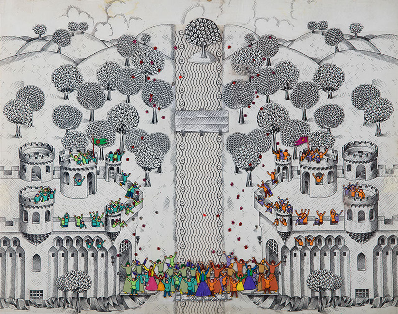 Ali Akbar Sadeghi Studio & Kanoon, Flower Storm (1972)