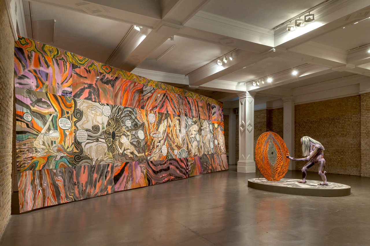 Emma Talbot. The Age: L'Eta 2022 Max Mara Art Prize, Whitechapel Gallery. Bildekreditt: Kunstneren.