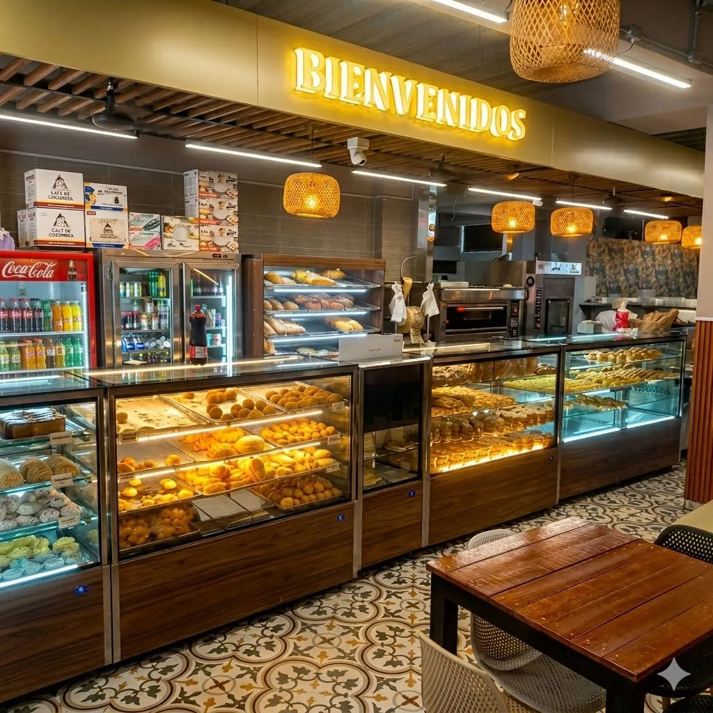 Ambiente acogedor de Panadería Montano en Bellavista