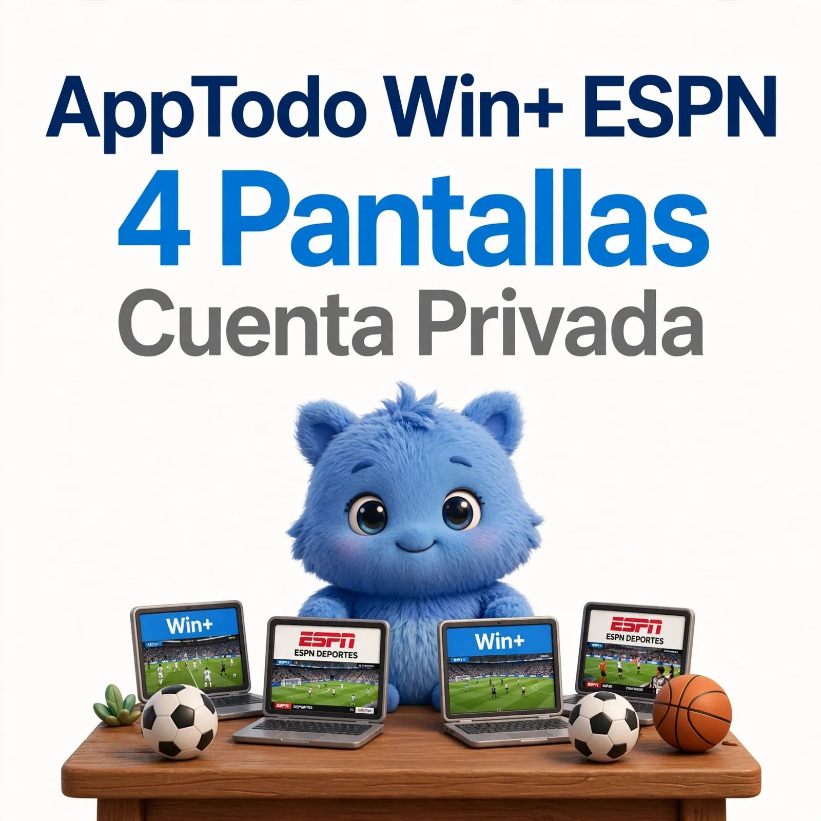 📺 IPTV Premium 1 Mes (4 Disp - Win+ + ESPN)