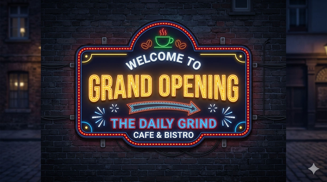 2D LED Sign Board