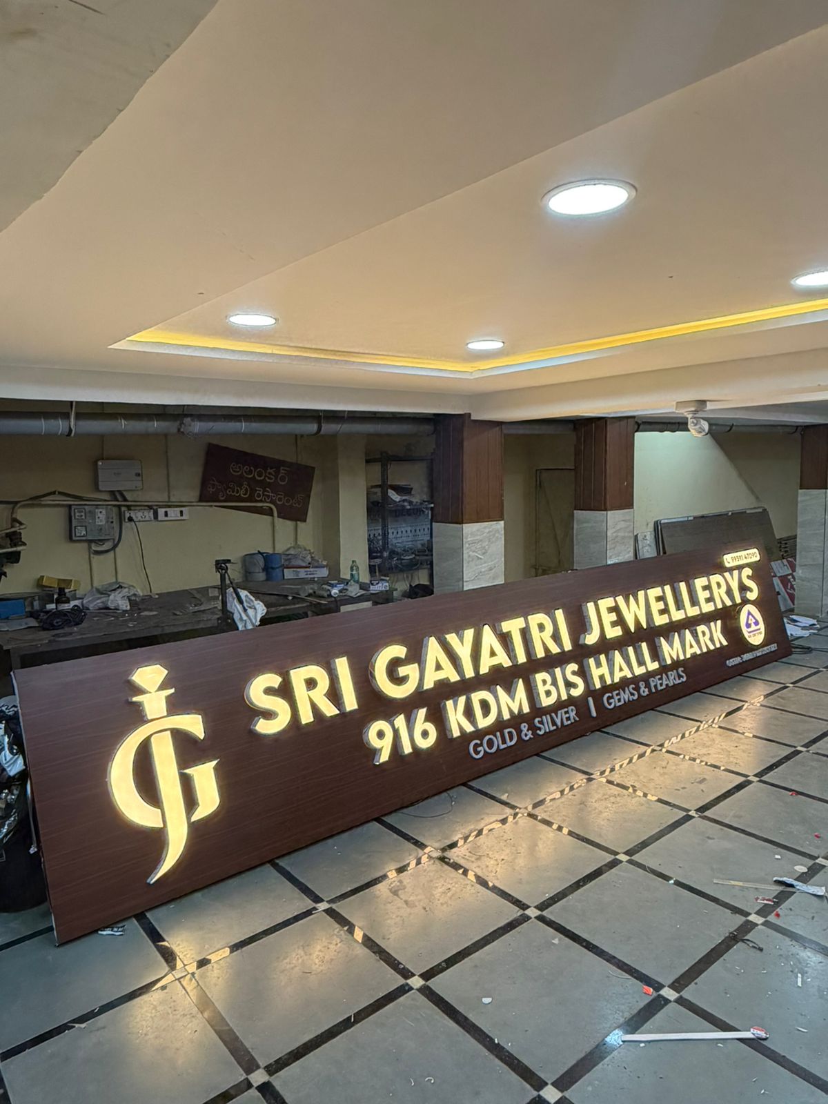 Stainless Steel Letter Sign Board
