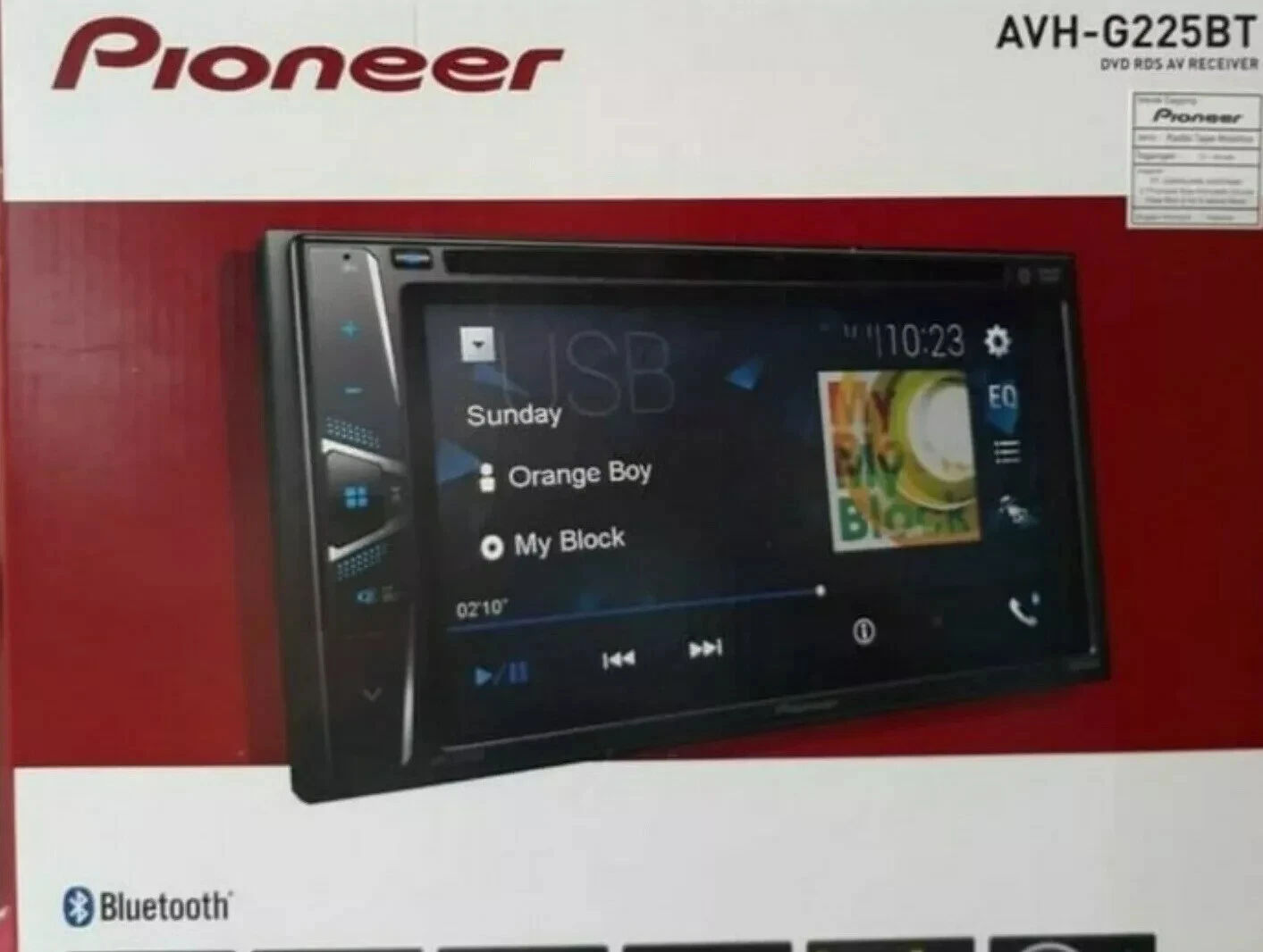 PIONEER DMH-G225BT product image