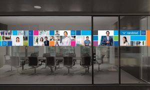 Randstad office graphics