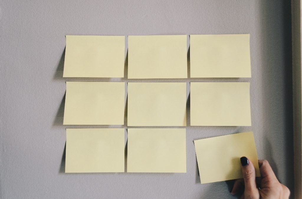 Post-it blank notes on a wall
Photo by Kelly Sikkema on Unsplash