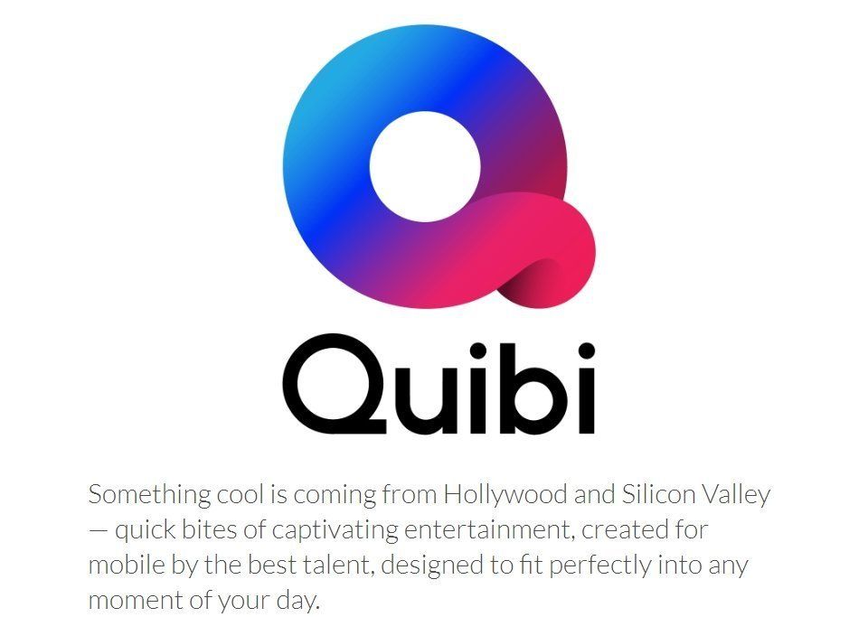 Logo of Quibi, a new start-up in Hollywood focusing on video programming for mobile phones