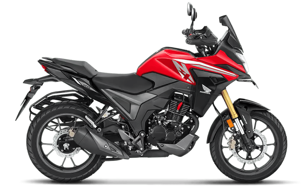 Honda NX200 in Red Metallic motorcycle image