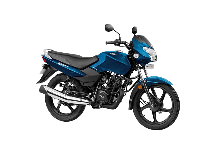 TVS Sport in Starlight Blue motorcycle image