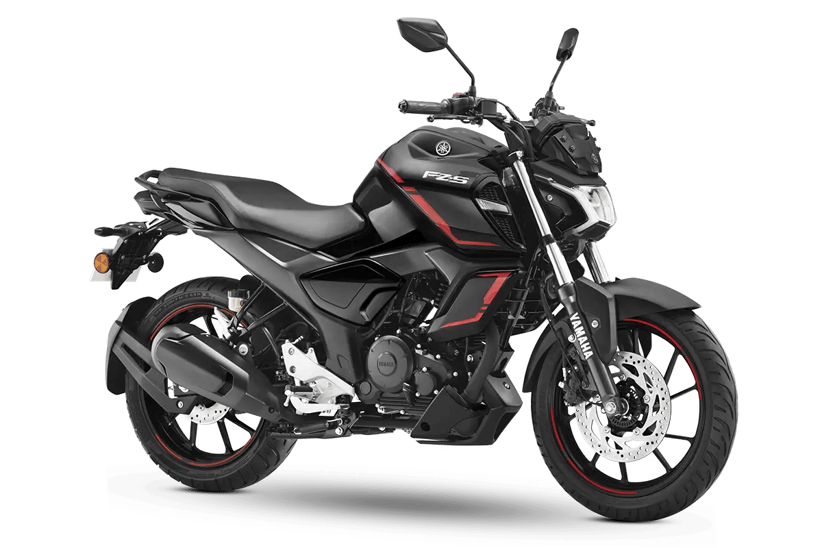 Yamaha FZ-S Fi V4 in Metallic Black motorcycle image