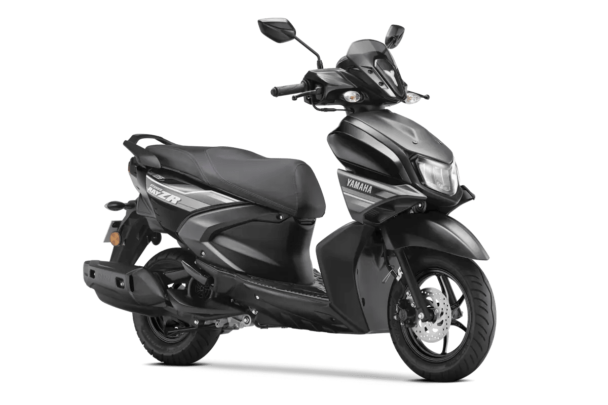 Yamaha RayZR 125 Fi Hybrid in Metallic Black motorcycle image