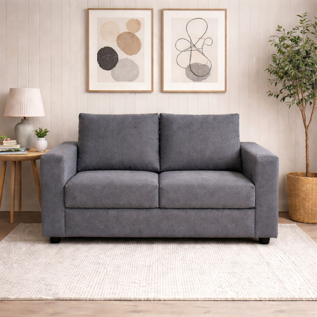 Klassik Grey 2 Seater Sofa by Elitrus