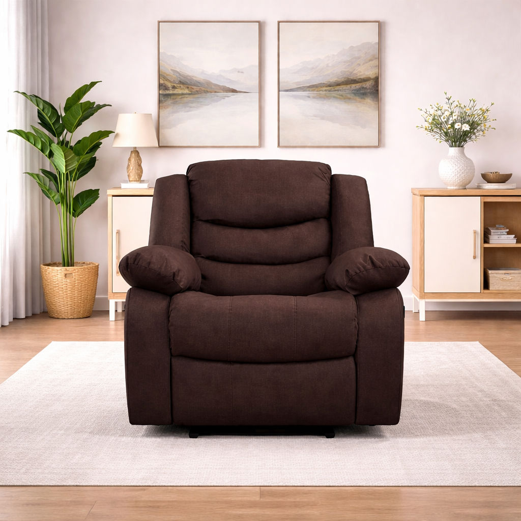 Brown Recliner |1 Seater | Elitrus