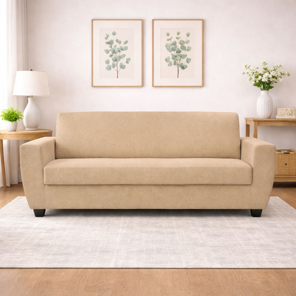 Aston Beige Sofa |3 Seater | Elitrus