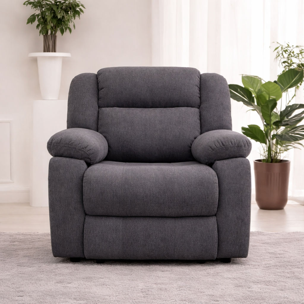 Klassik Grey Recliner |1 Seater | Elitrus