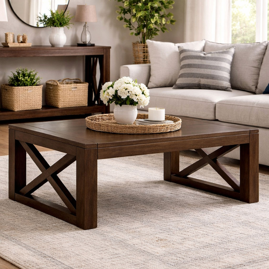 Bricole Solid Wood Coffee Table by Urban Ladder