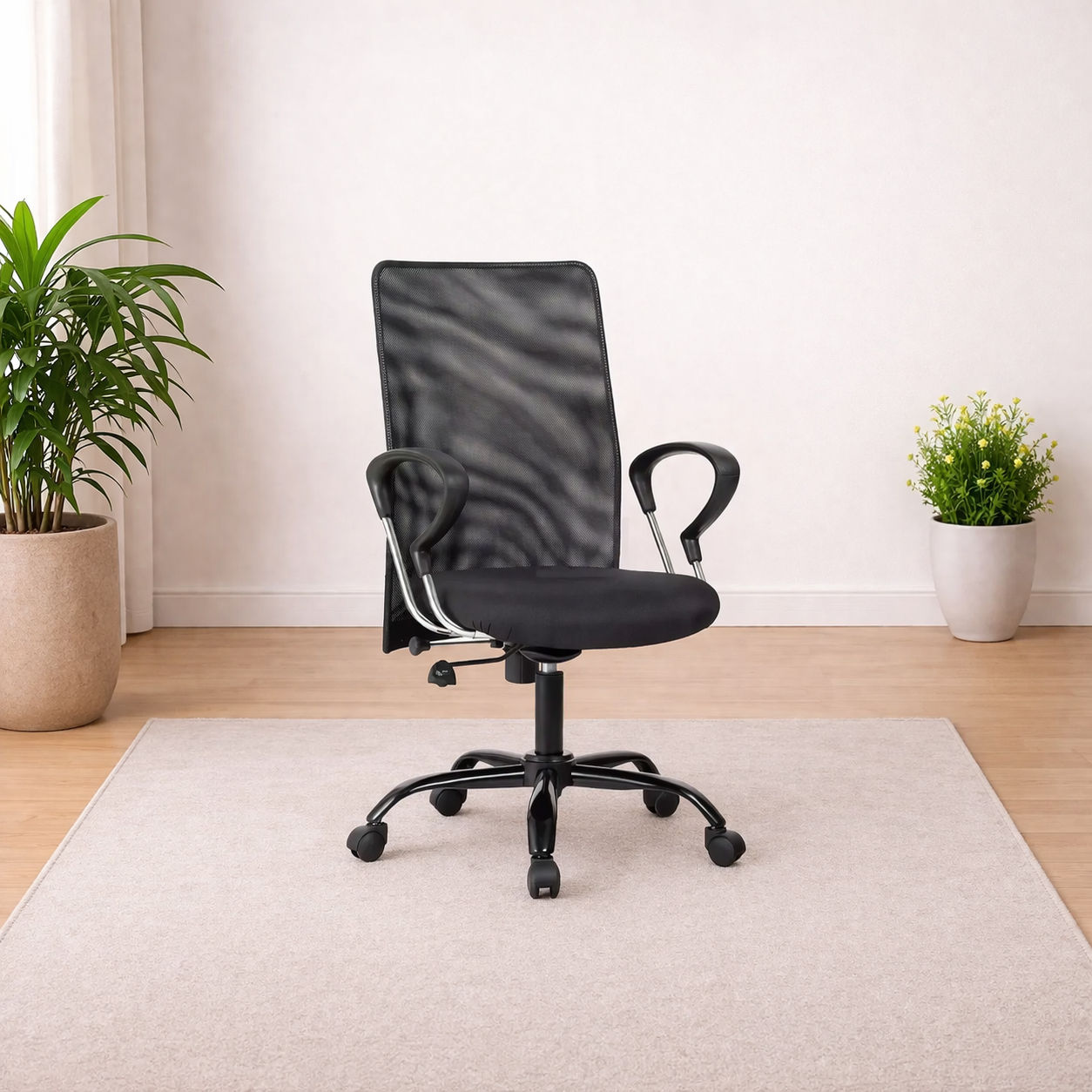 Elitrus Mesh Ergonomic Office Chair in Black Colour