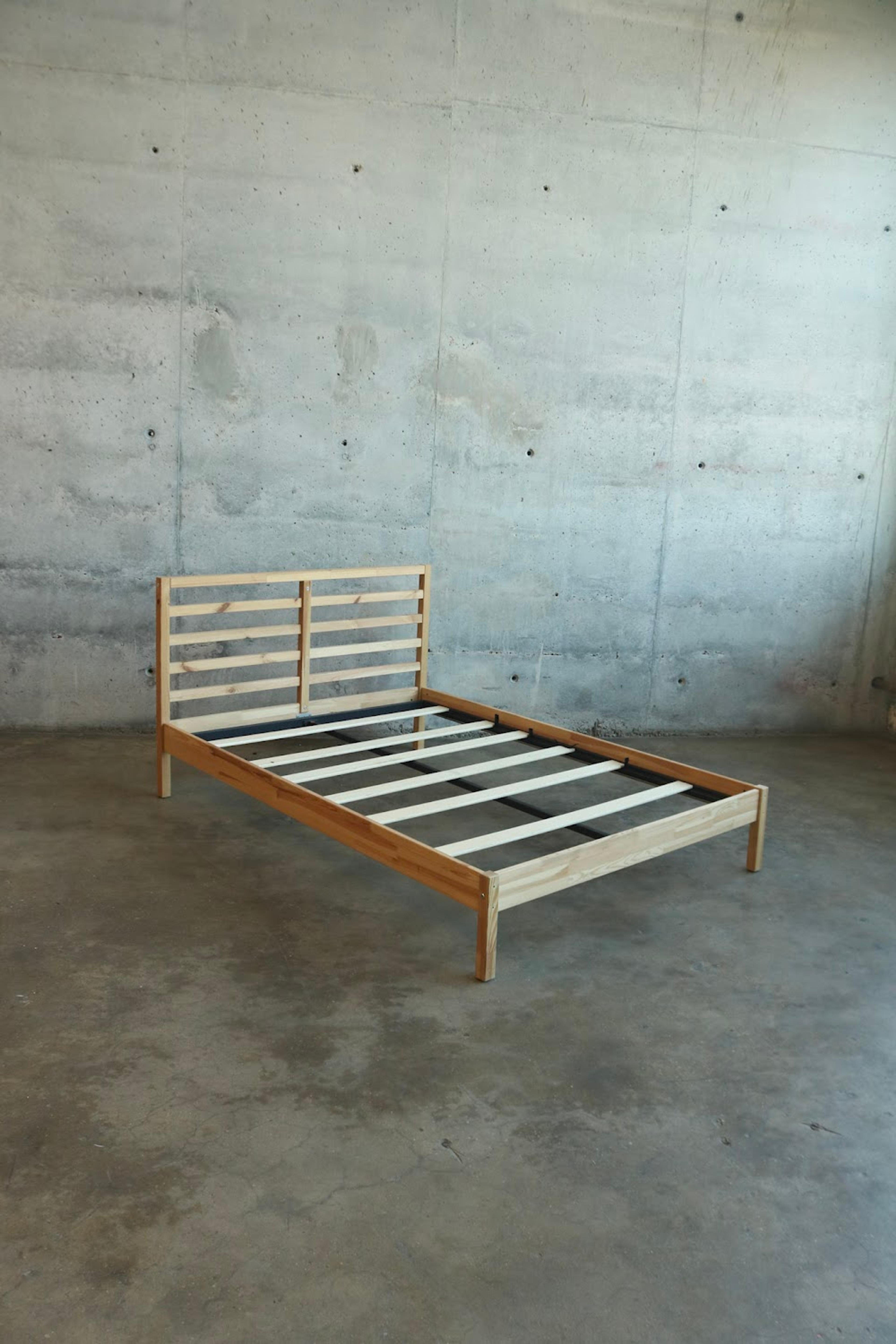 Solid Pine Wood Full Size Bed Frame