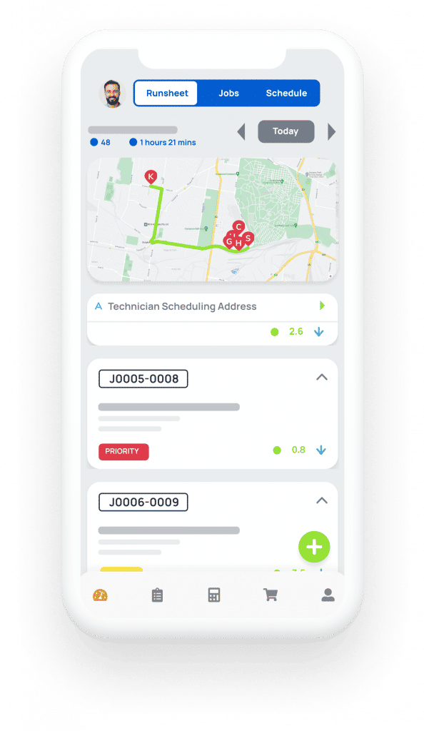 Field app - Runsheet