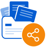 sharing information icon