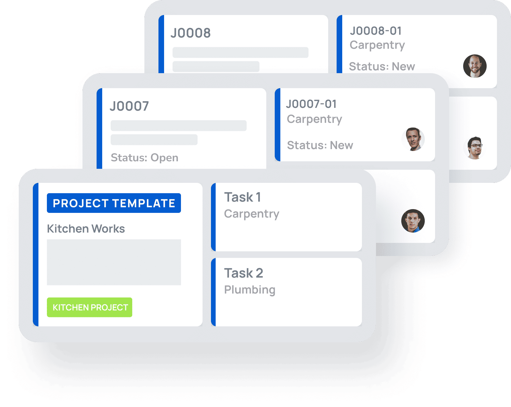 project templates illustration