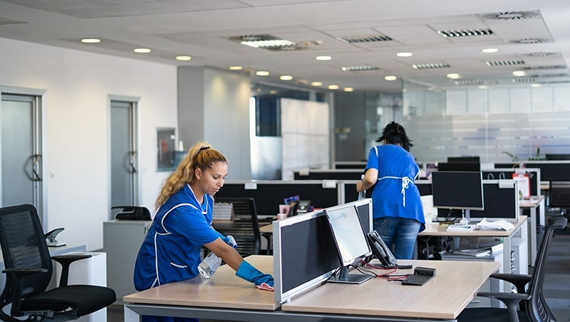 cleaners working as subcontractors