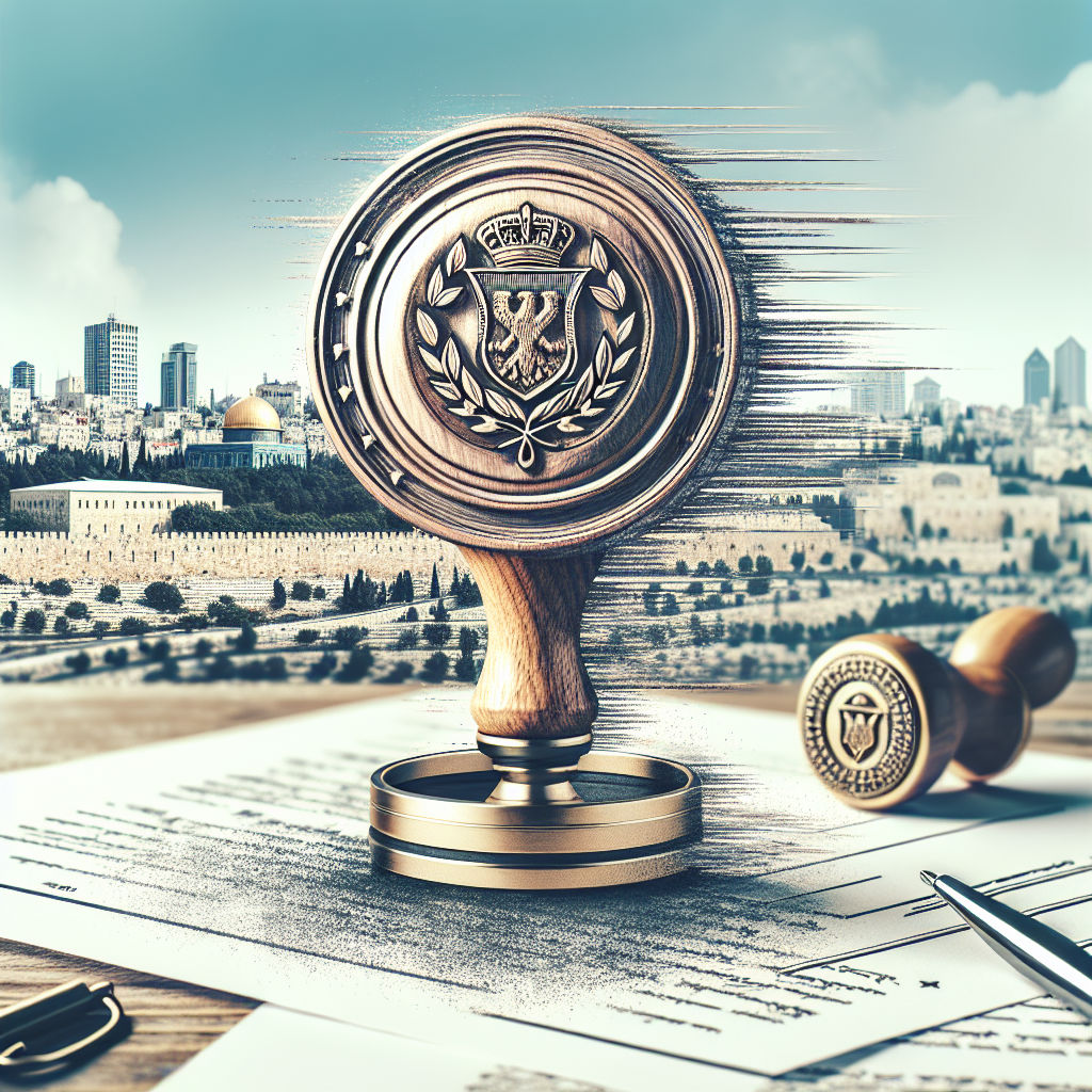 נוטריון בירושלים לאימות חתימות – דוגמה / תמונה להמחשה