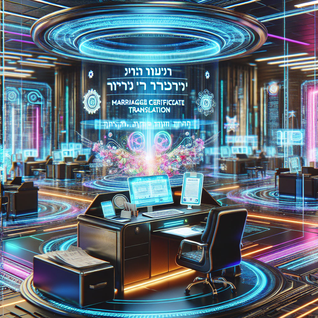 תרגום נוטריוני לתעודת נישואין – דוגמה / תמונה להמחשה