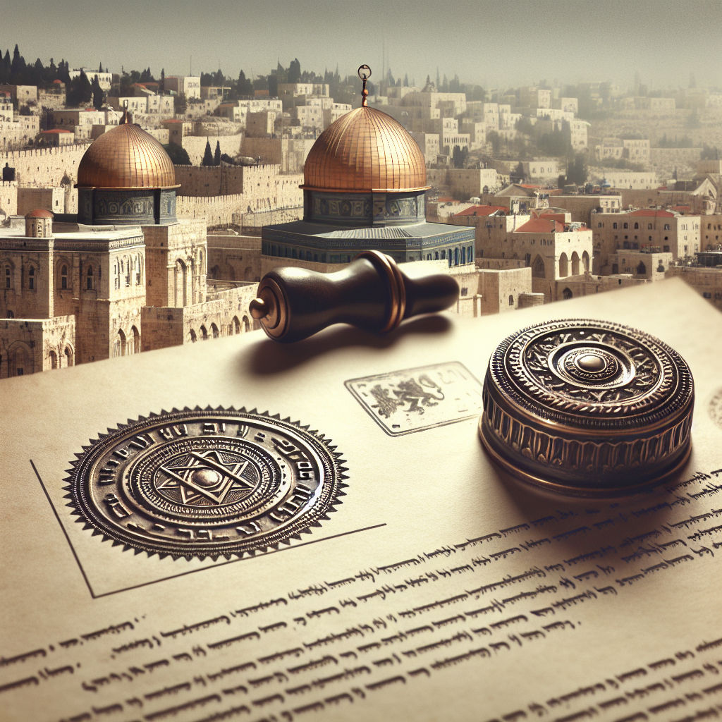 הסדרת אפוסטיל בירושלים – דוגמה / תמונה להמחשה