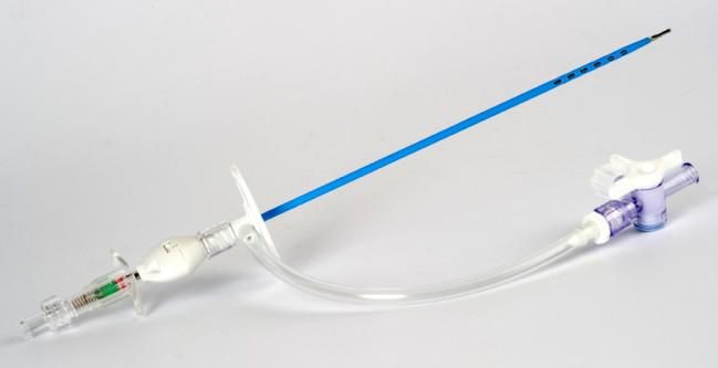 Rocket Safety Drain 8FG x 16cm paracentesis catheter with blunt obturator  needle