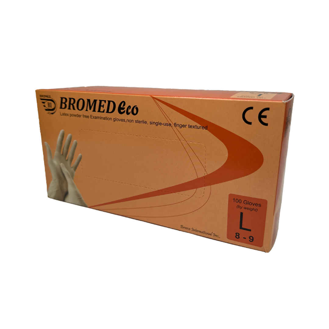 Bromed Latex Eco Gloves Large Pack of 100