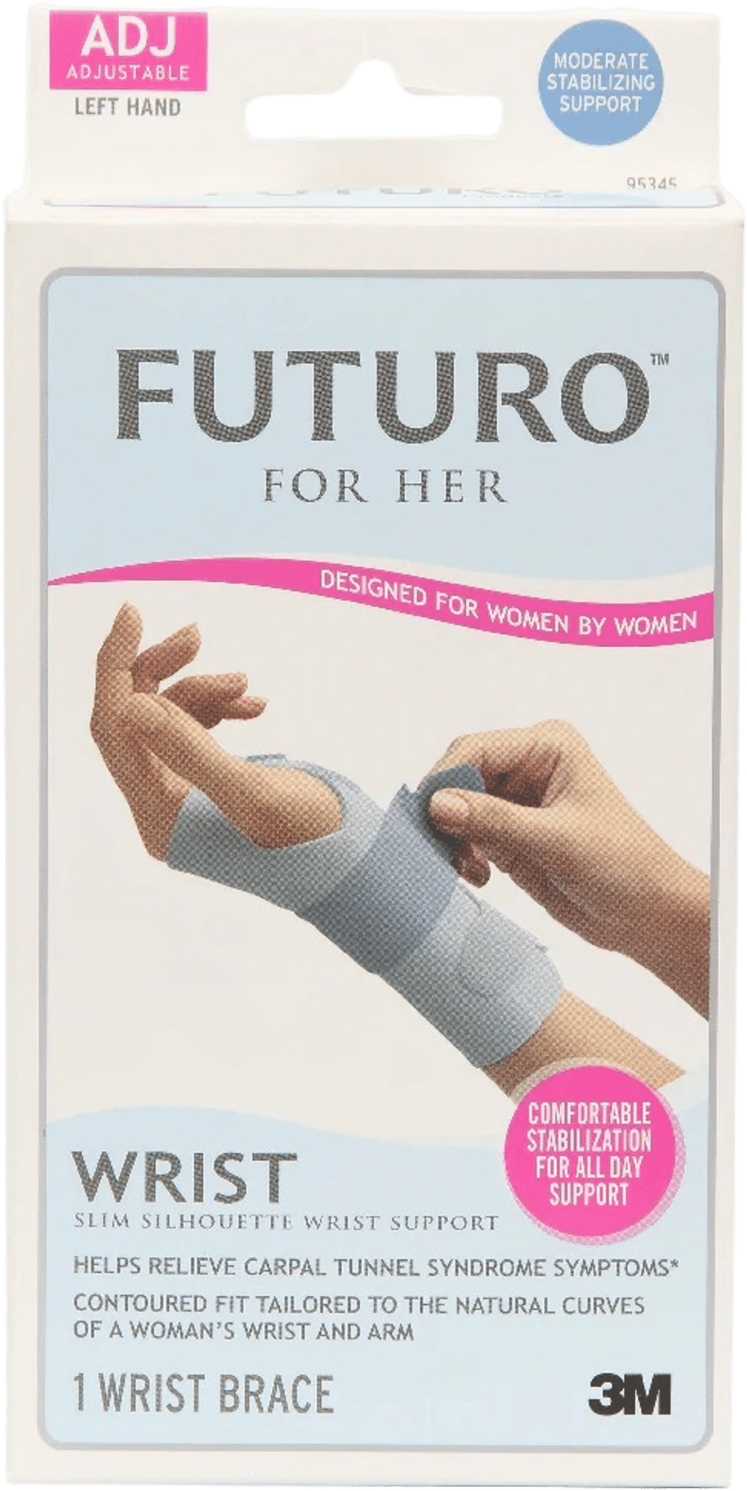 Futuro Slim Silhouette Adjustable Wrist Support