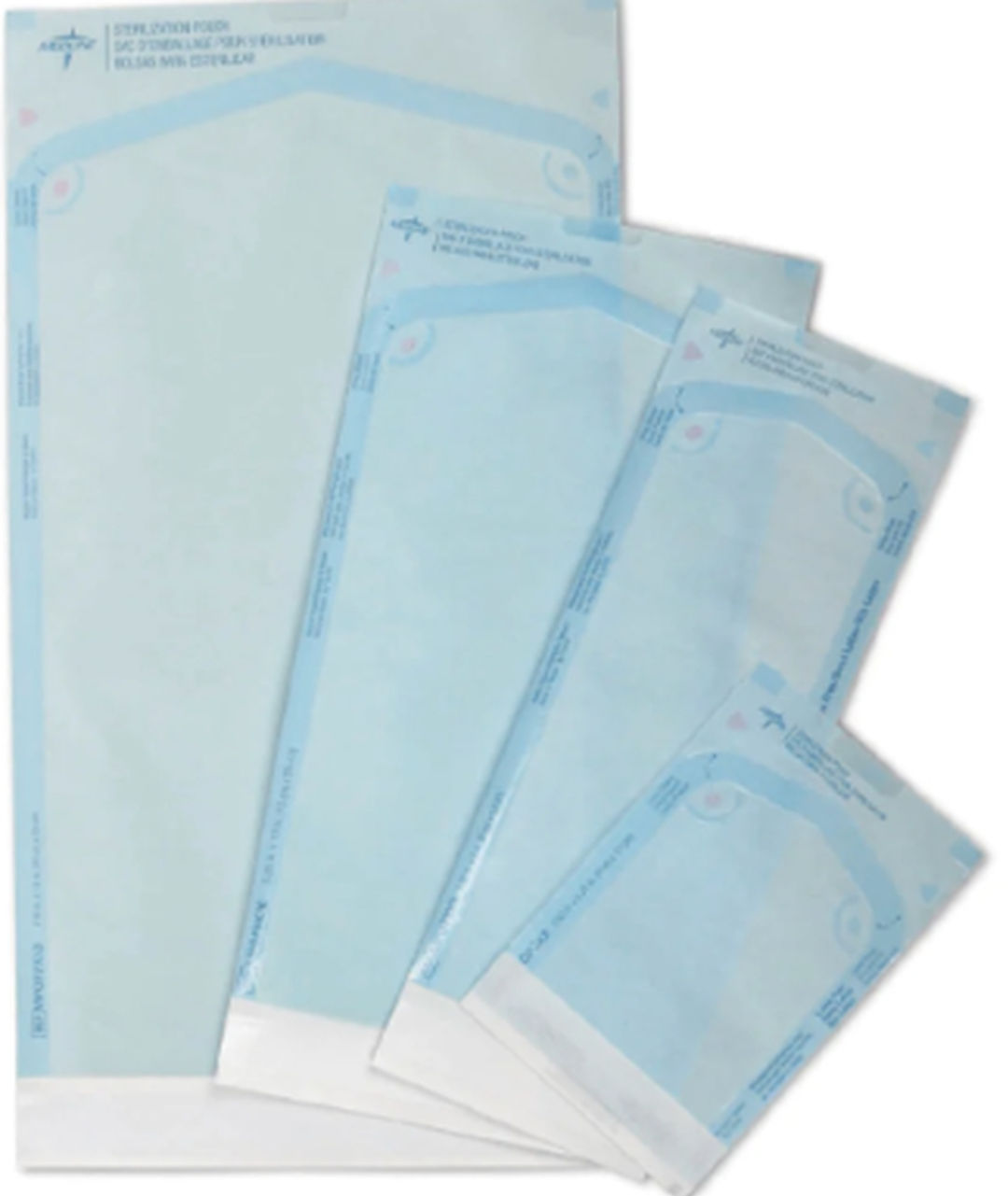 4 x  Steri Prime Self-Seal Sterilization Pouch 150mm x 260mm, Pack of 200