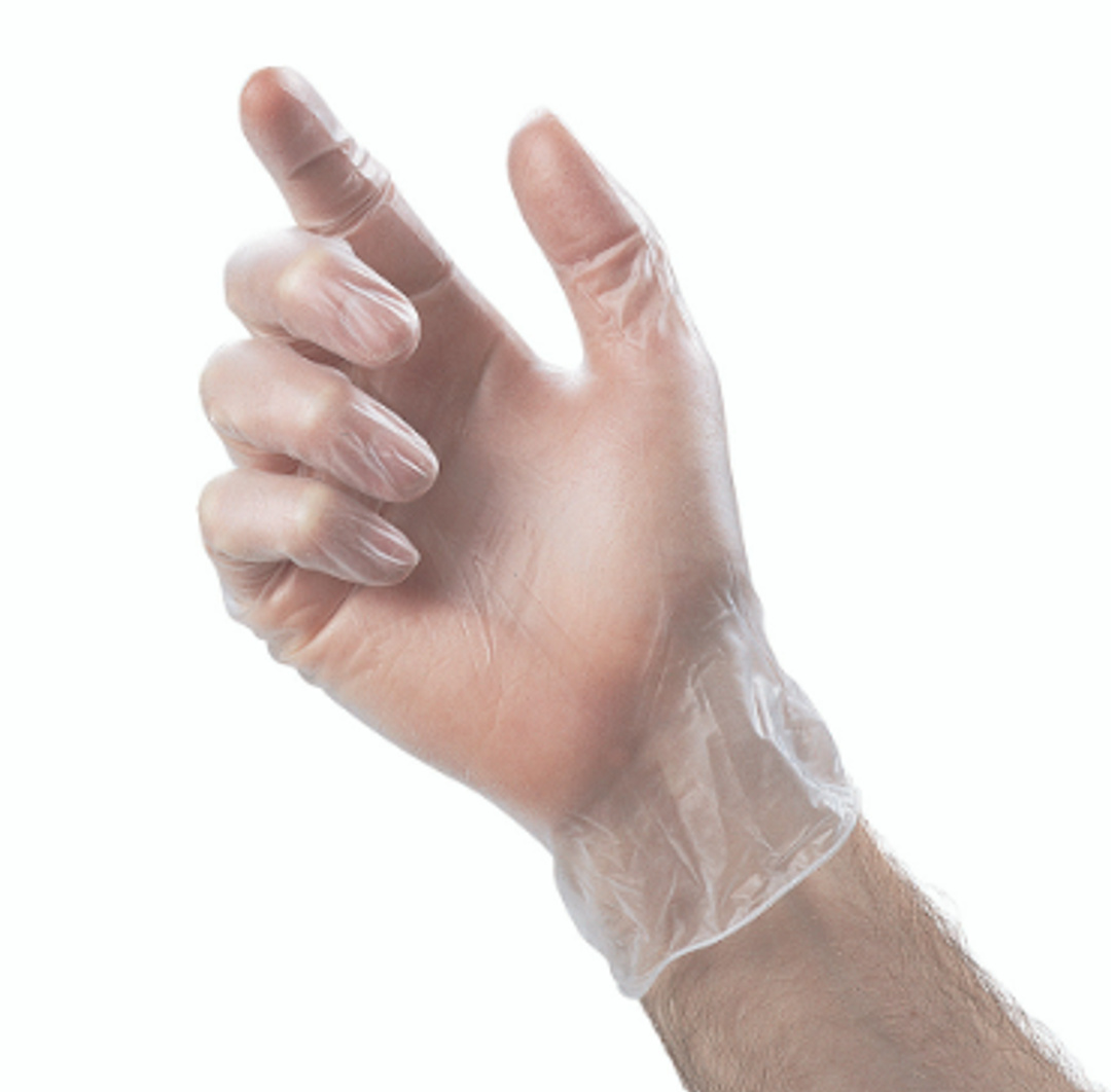 SuperGuard Vinyl Powder Free Examination Gloves - Vinyl Small Pack of 100