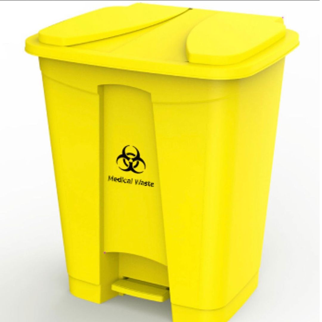 ClinPro Medical Waste Bin - 20Liter Yellow