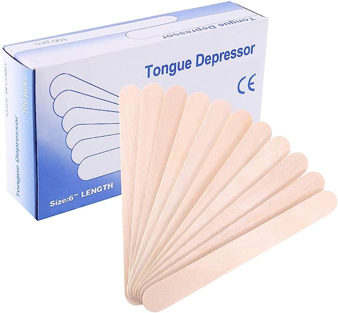 ClinPro Wooden Tongue Depressor - Pack of 100