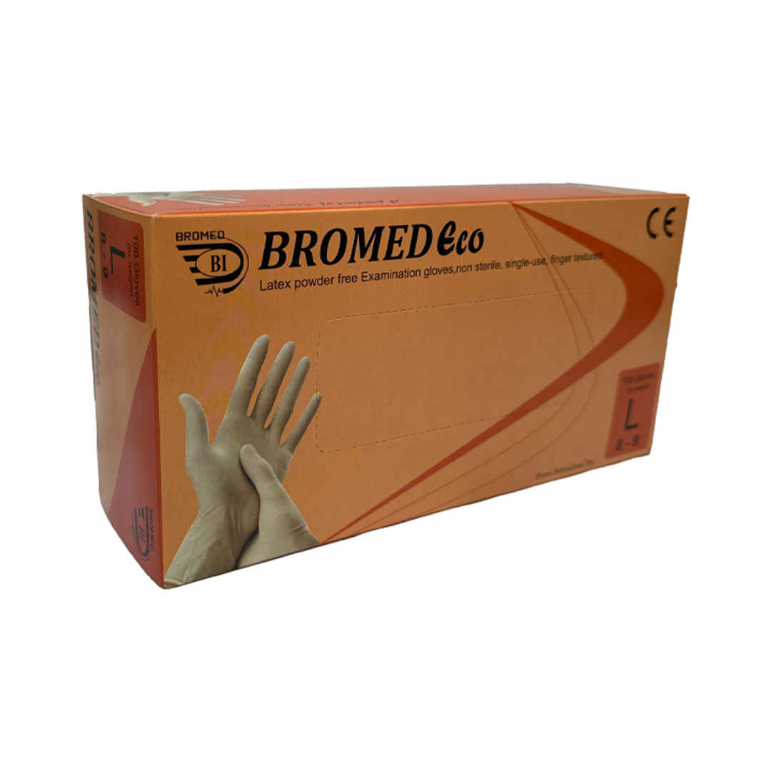 Bromed Latex Eco Gloves Large Pack of 100