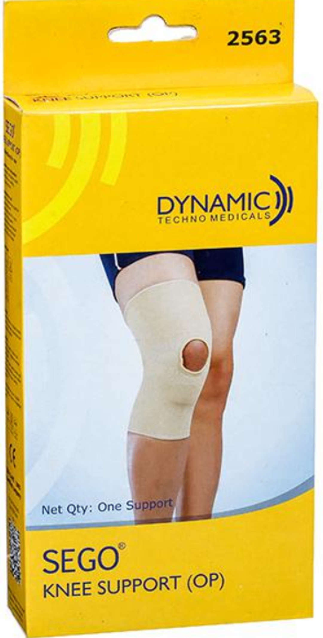 Dyna Sego Knee Support with Open Patella | Knee Brace with Patella Opening for Enhanced Comfort