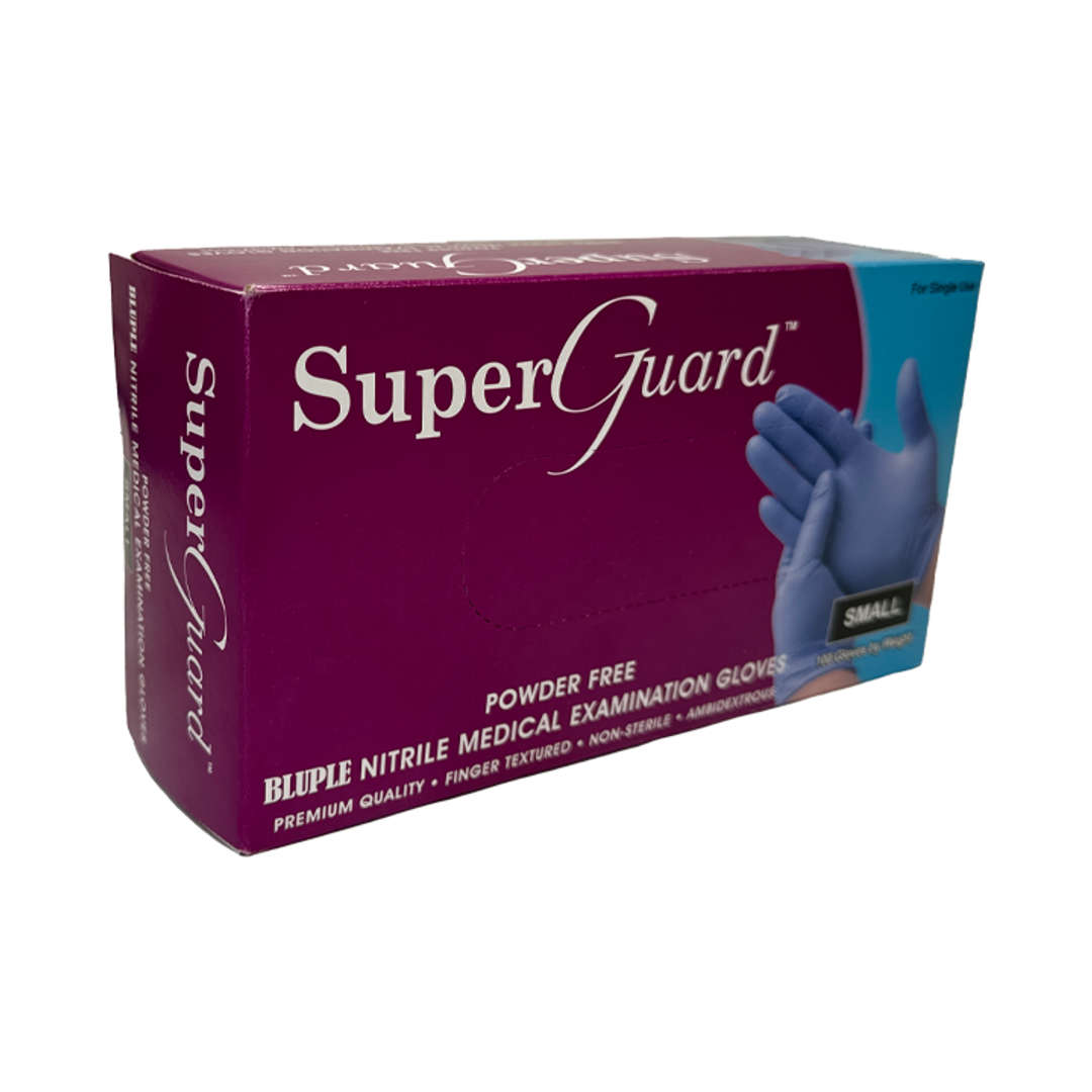 SuperGuard Nitrile Powder Free Examination Gloves
