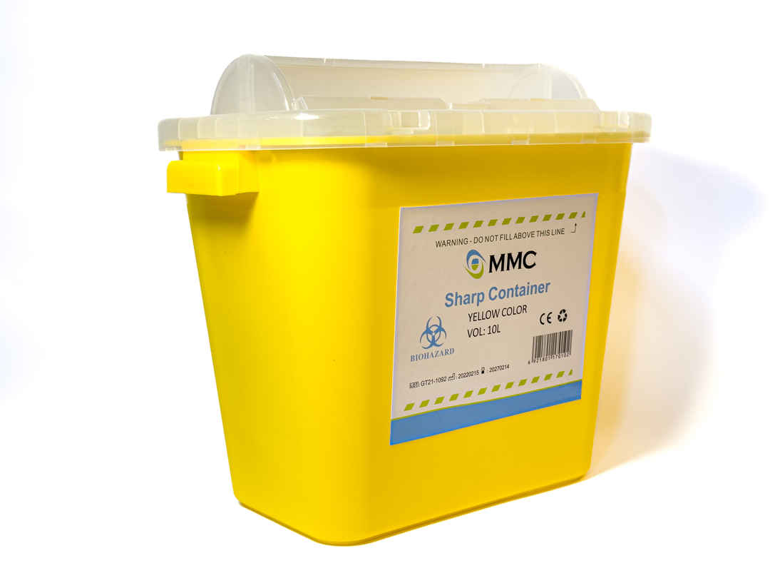 MMC Disposable Yellow Sharp Container 10 Litre (GENC-1057)