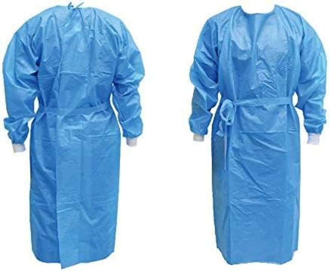 Clinmed Non-Woven Isolation Gown - Blue