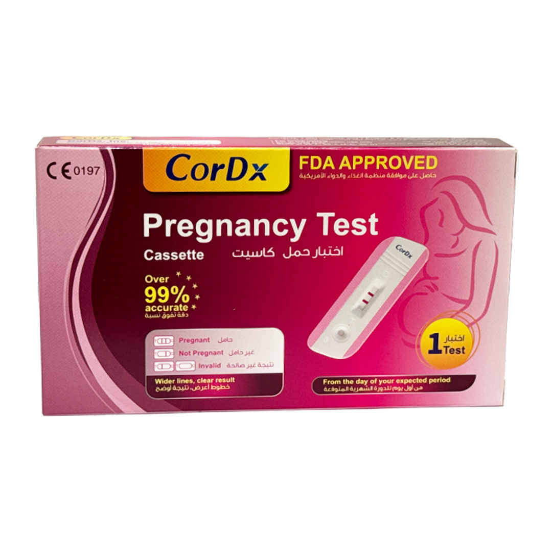 Cordx Pregnancy Test Cassette (FDA Approved) RF1021