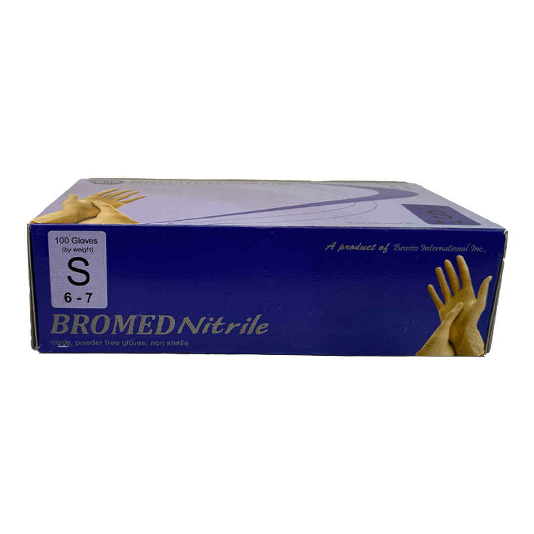 Bromed Nitrile Gloves Large Pack of 100