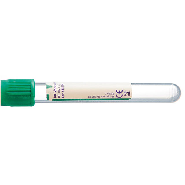 Buy Bd Lithium Heparin Vacutainer Blood Collection Tube At Best Price Online