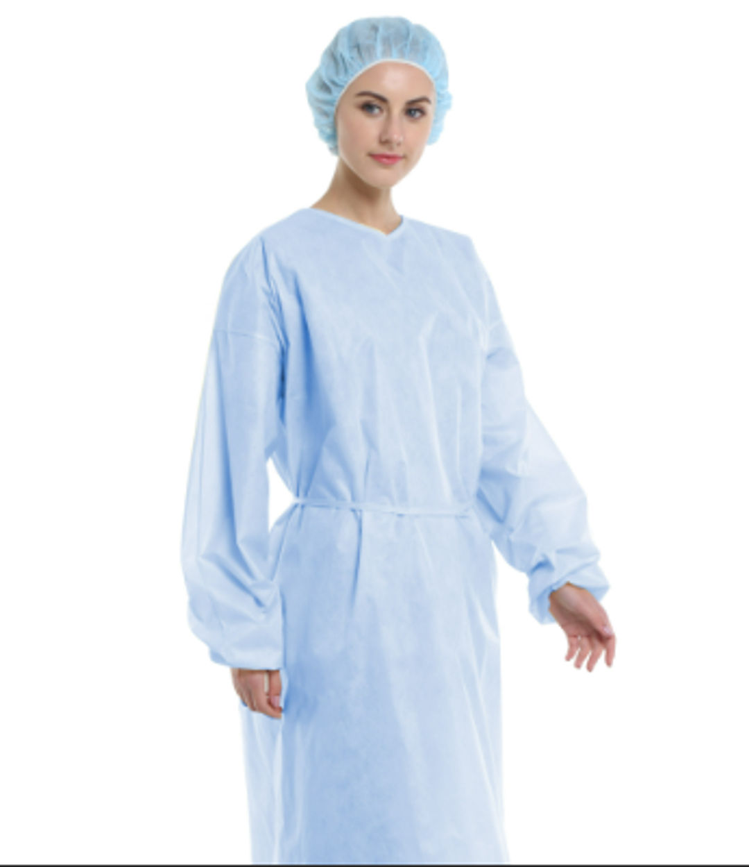 10 x  Lomar Isolation Gown - 25 GSM Light Blue - Pack of 1