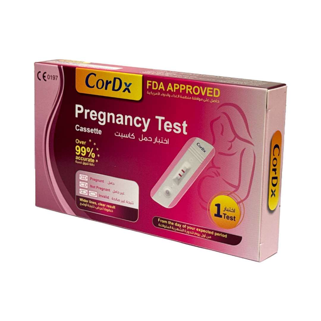 Cordx Pregnancy Test Cassette (FDA Approved)