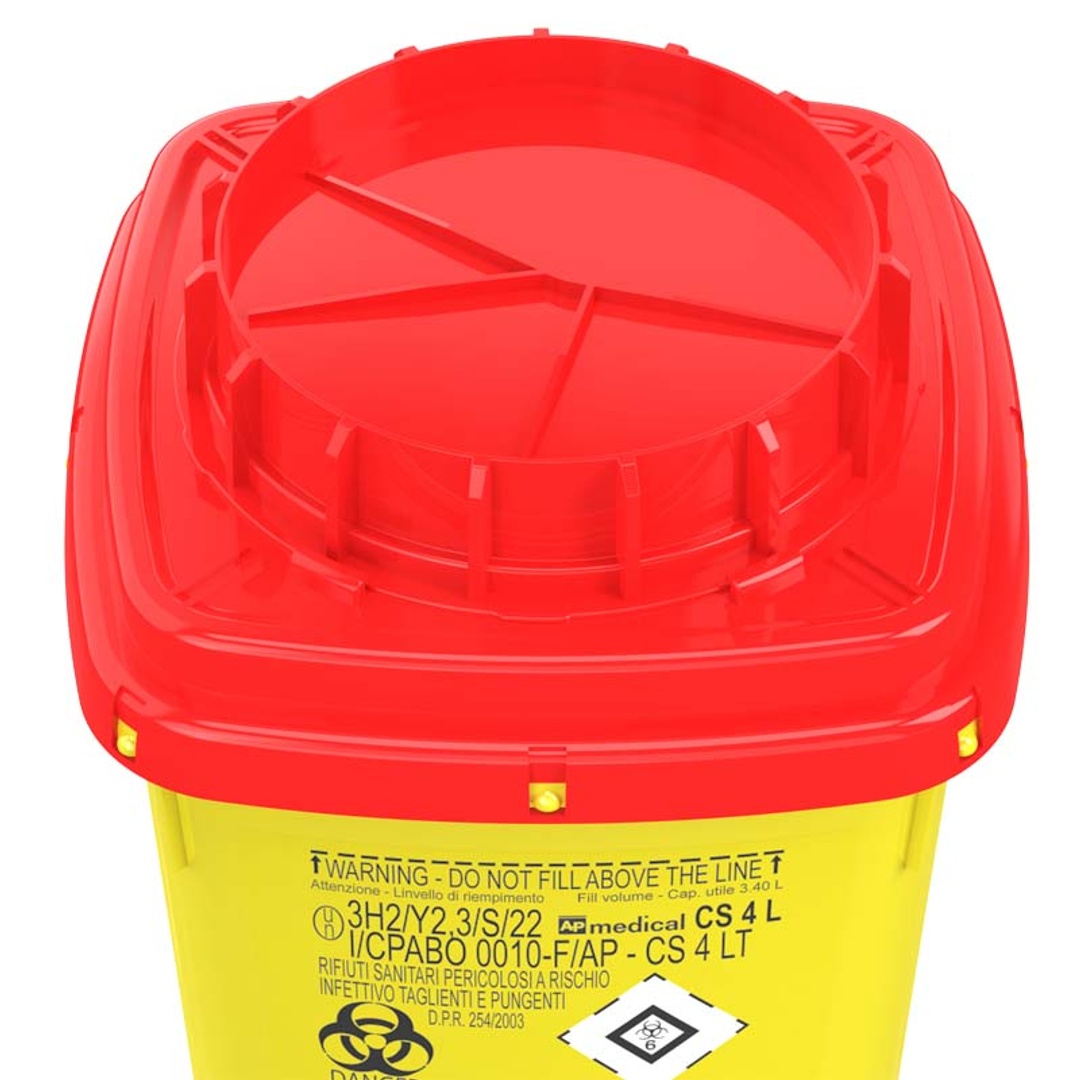 AP Medical Sharp Container - 1.5 Litre