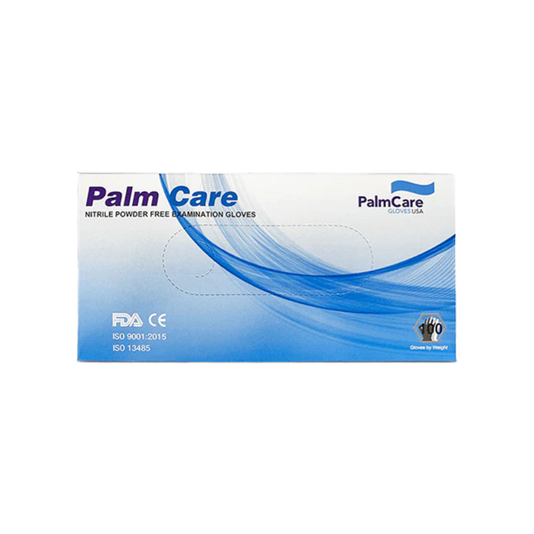 Palm Care Nitrile Powder Free Gloves - Large Pack of 100