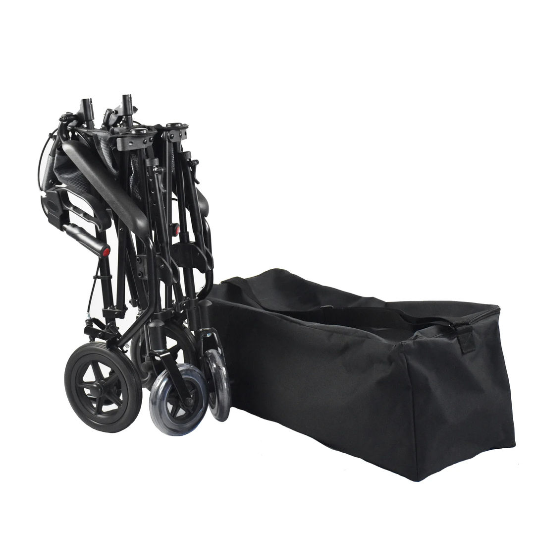 Kawaza Aluminum Transport Wheelchair 18 Inch