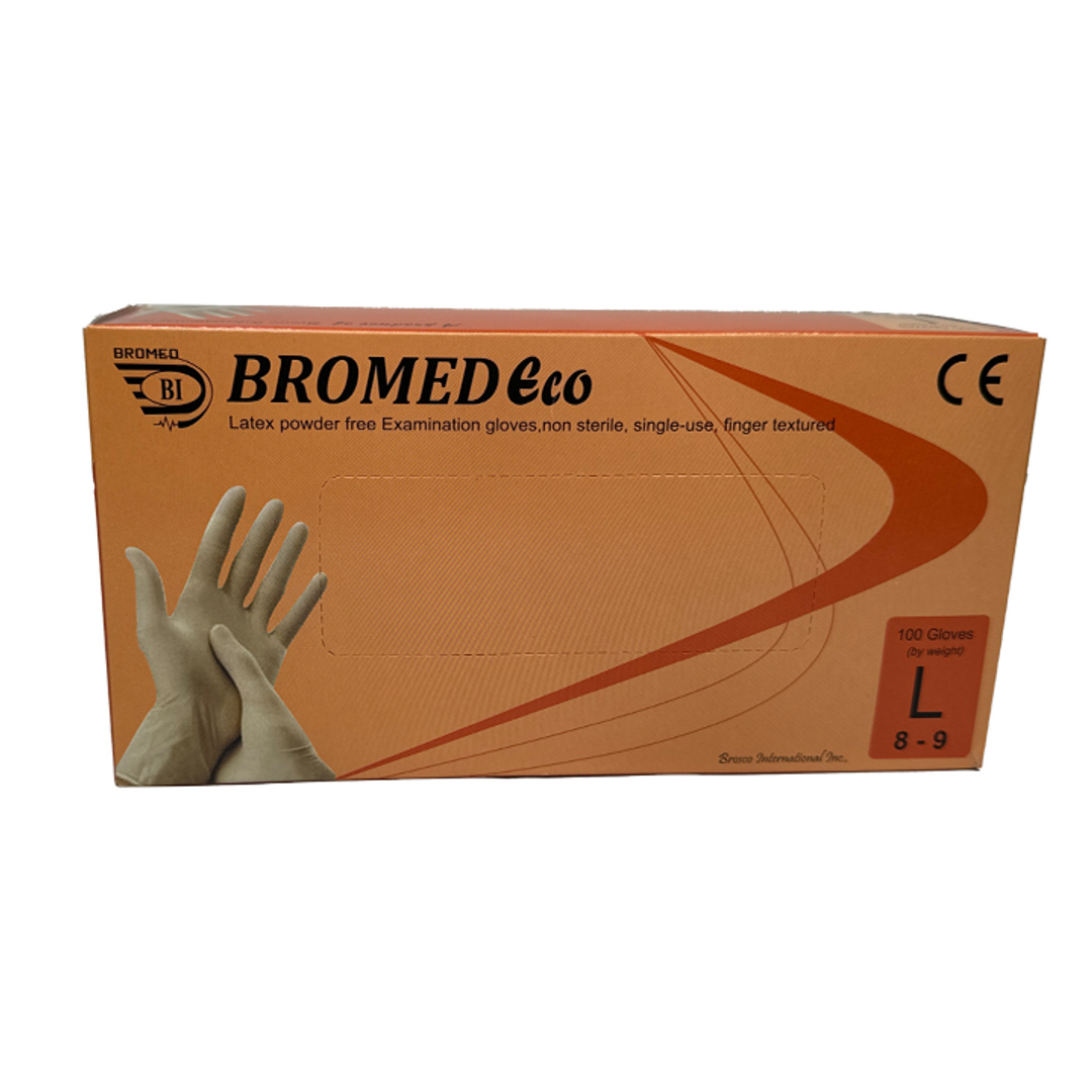 Bromed Latex Eco Gloves Large Pack of 100